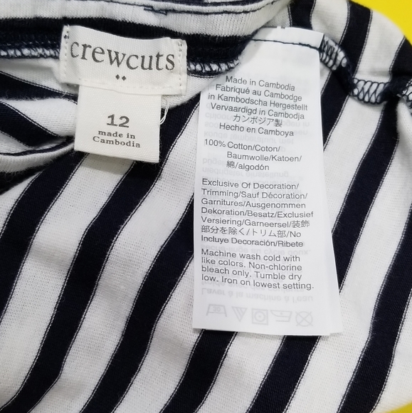NWT Crewcuts girls long sleeve shirt - Picture 3 of 3